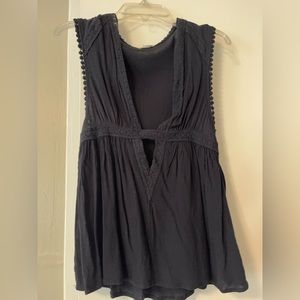 Urban Outfitters black cutout blouse size XS